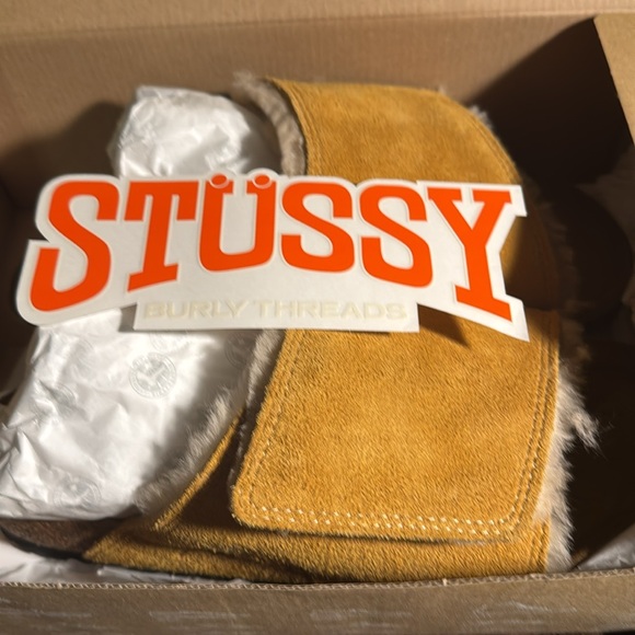 Birkenstock Stussy Solana sandals in Caramel 
Unisex size 9 women /7 in Men’s - Picture 3 of 13